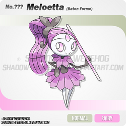 Meloetta (Baton Forme)