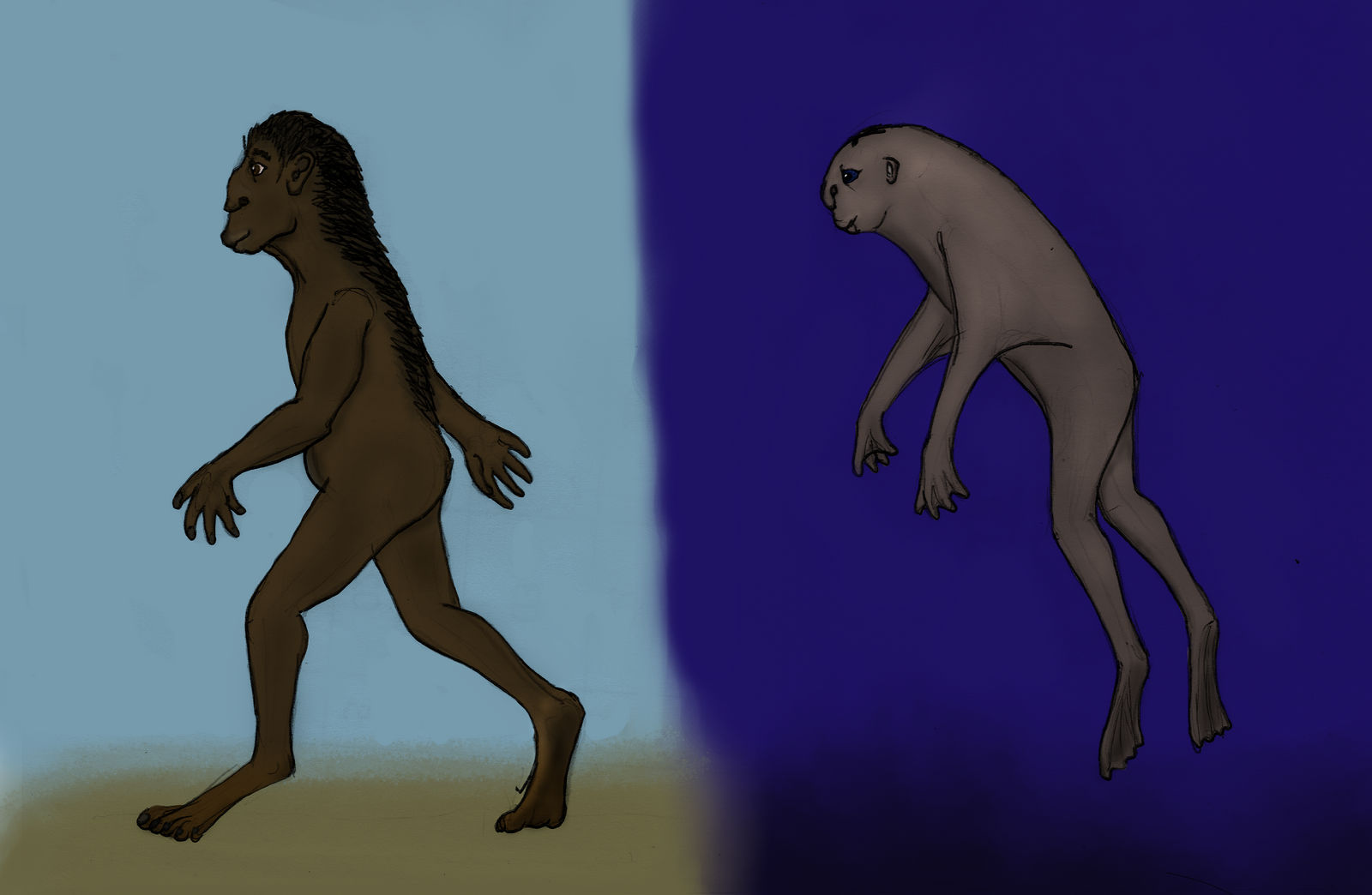 Post Human Creatures Naturally posthumans by Dragonthunders on DeviantArt