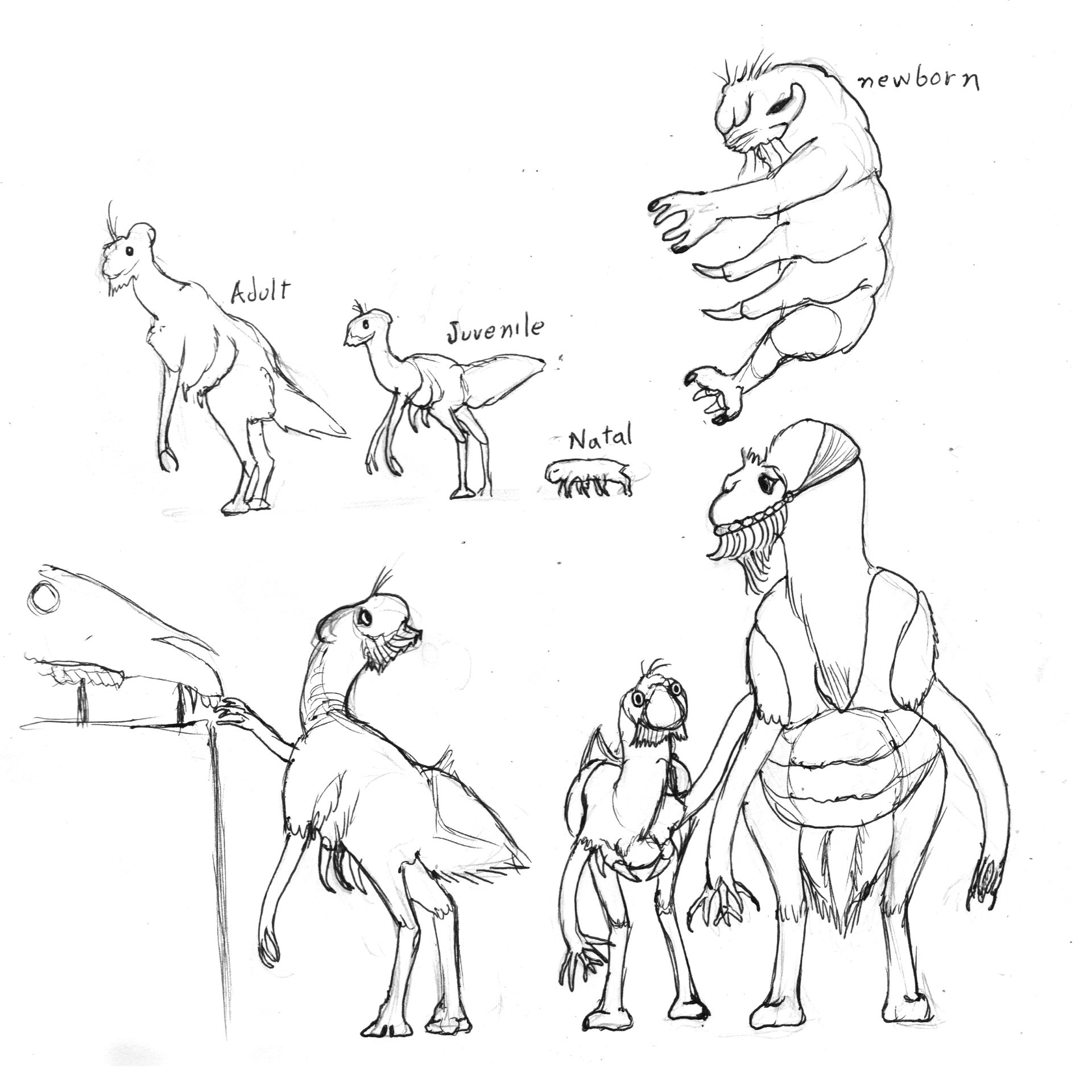 Dragonthunders Alien Holocene Park: Igen Ontogeny by Dragonthunders on DeviantArt