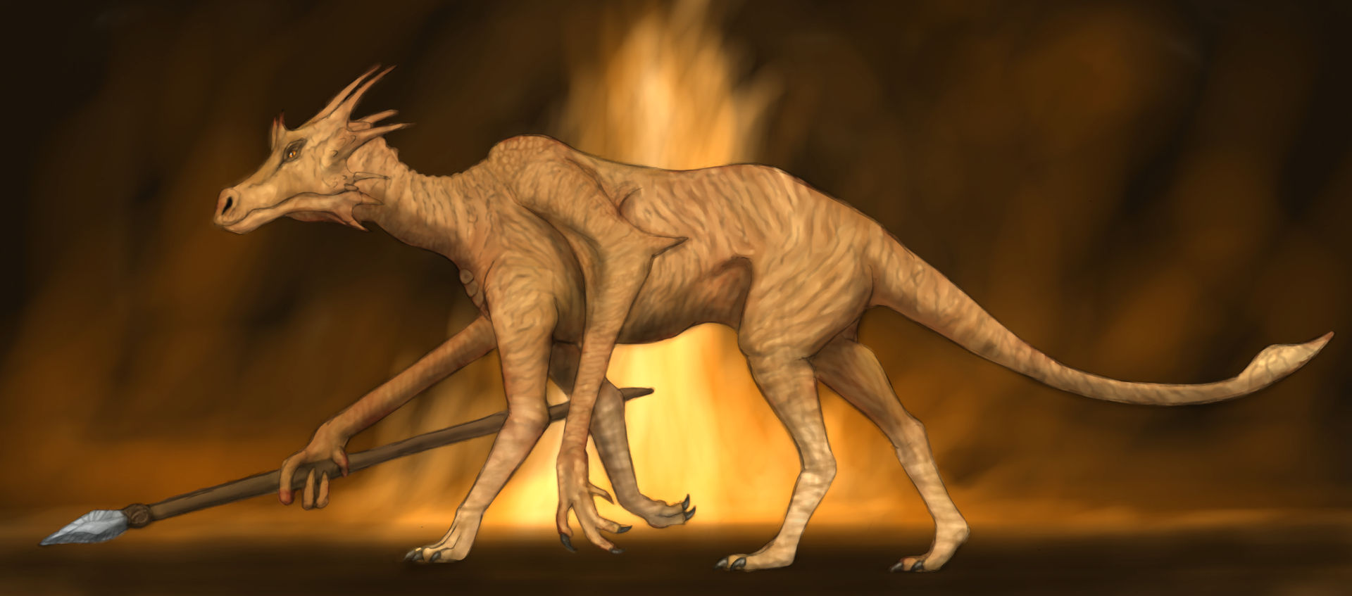 Dragonthunders Alien Pyrocerebellim, sapient dragon by Dragonthunders on DeviantArt