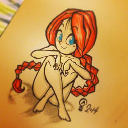 Redhead Copic Sketch