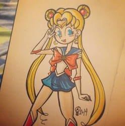 Sailor Moon Copic Sketch