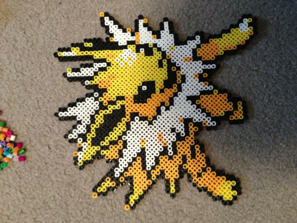 Jolteon from Pokemon (sideways, sorry)