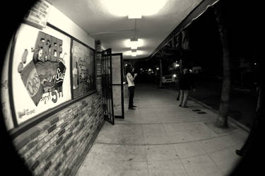 Guy in Front of Liquor Store