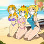 Beach-Bound Blonde Bomshells