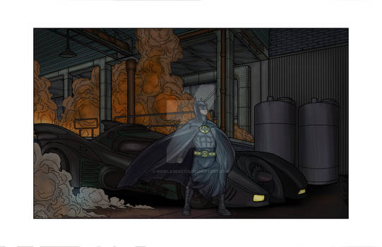 1989 Batman Scene color