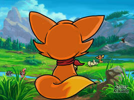 Sunny the fox (scenery)