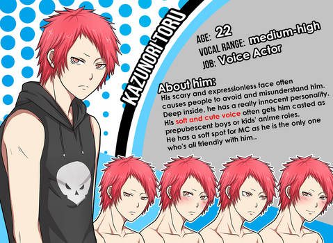 New Character Profile: Kazunori Toru
