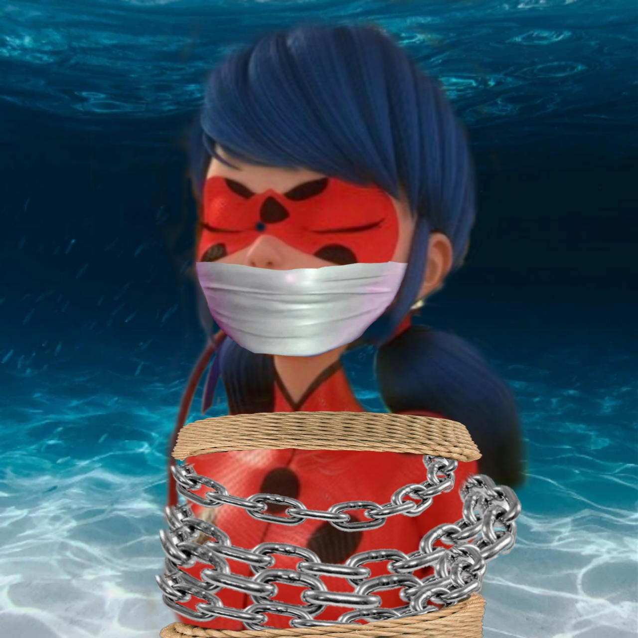 Ladybug Defeted gagged ladybug tape by gaggedlladybug on DeviantArt