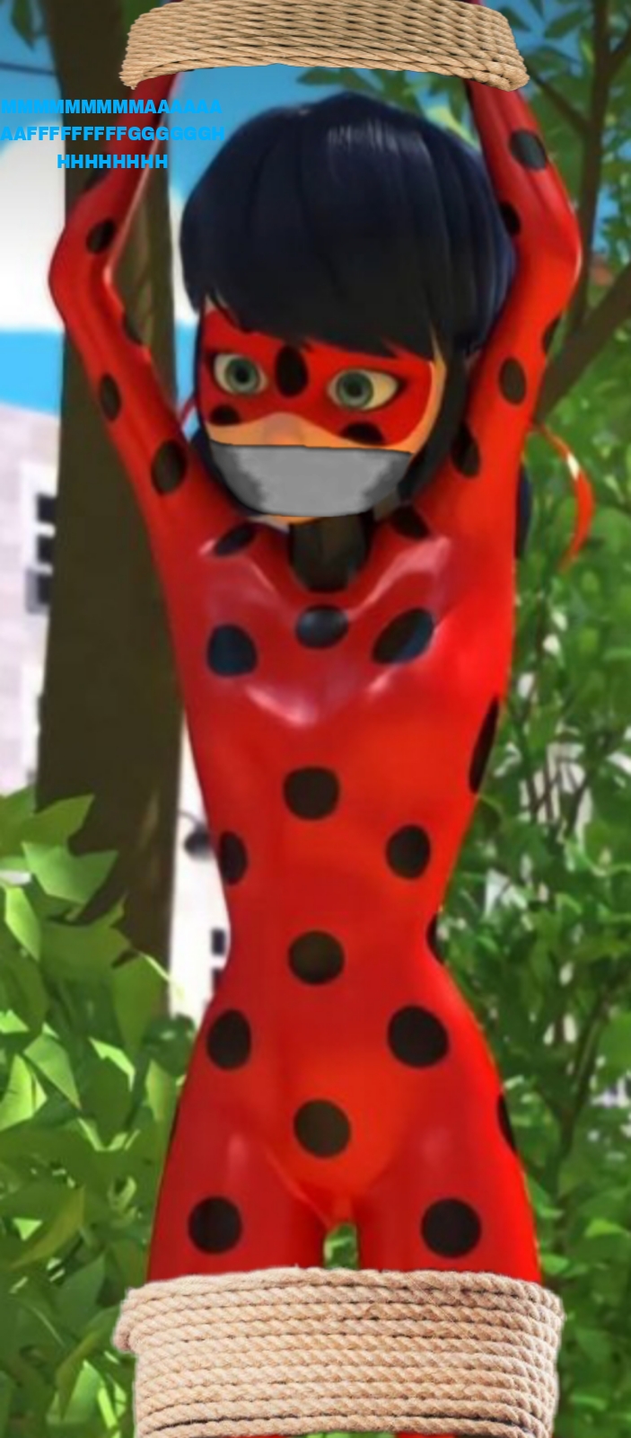 Ladybug Defeted gagged ladybug tape by gaggedlladybug on DeviantArt
