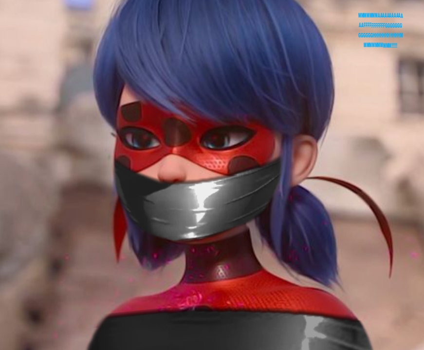 Ladybug Defeted gagged ladybug 4 tape gag kidnapped by gaggedlladybug on DeviantArt