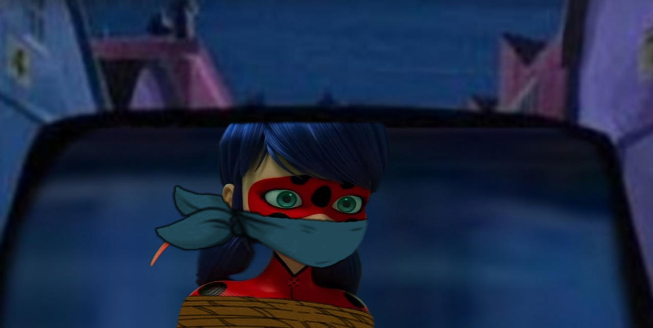 Ladybug Defeted gagged ladybug tape gag kidnapped by gaggedlladybug on DeviantArt