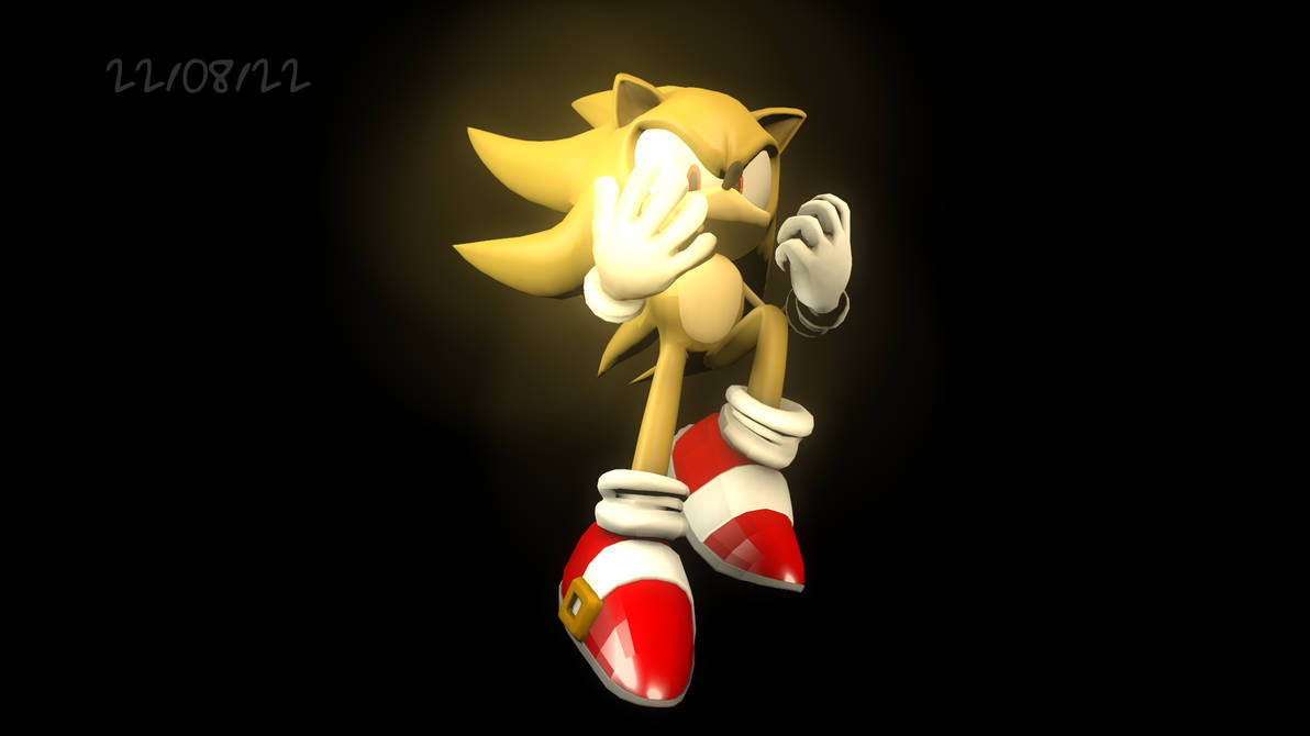 (C4D) Super Sonic Render.2 by commie101k on DeviantArt