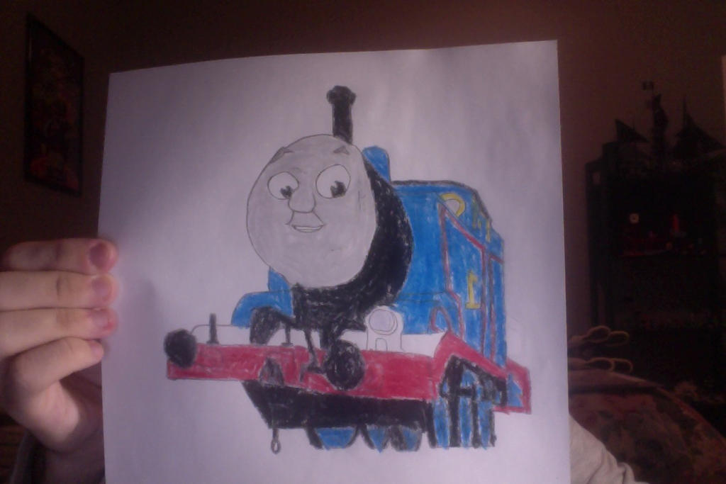 Thomas Drawing Deviantart My drawing of Thomas the Tank Engine by SplatCrosser on DeviantArt