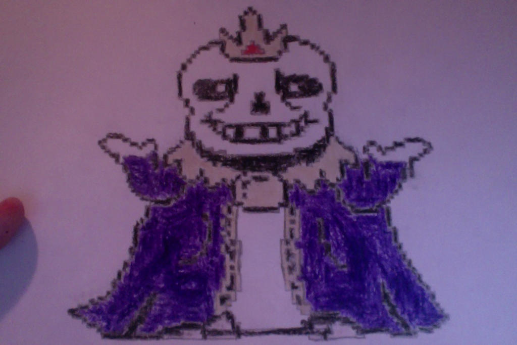 My drawing of Storyshift Sans by SplatCrosser on DeviantArt