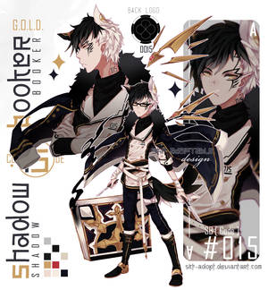 [CLOSED TY! OTA!]ShadowBooker Code15_Black GOLD