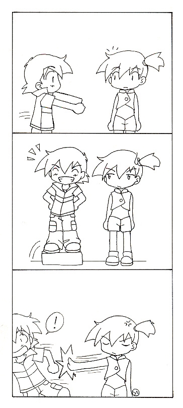 Ash e Misty-Altezza2 'comic'