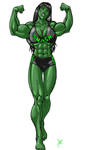 She Hulk Sketch1 by RodneyCJacobsen