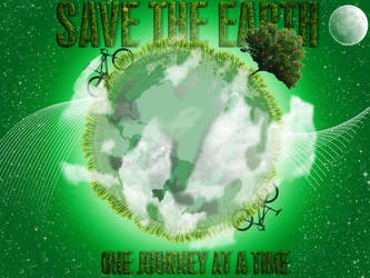 Save The Earth London Transport Cycling Design