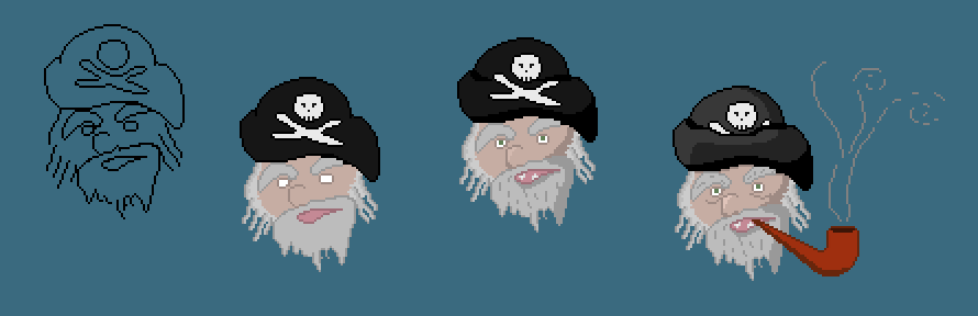 Pixel Pirate - Step by Step