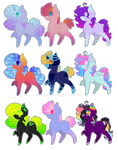 Ocean Ponies Adopt {CLOSED} by venna4483