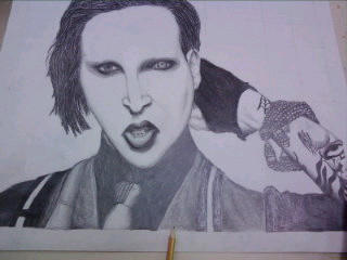 Unfinished Manson portrait?