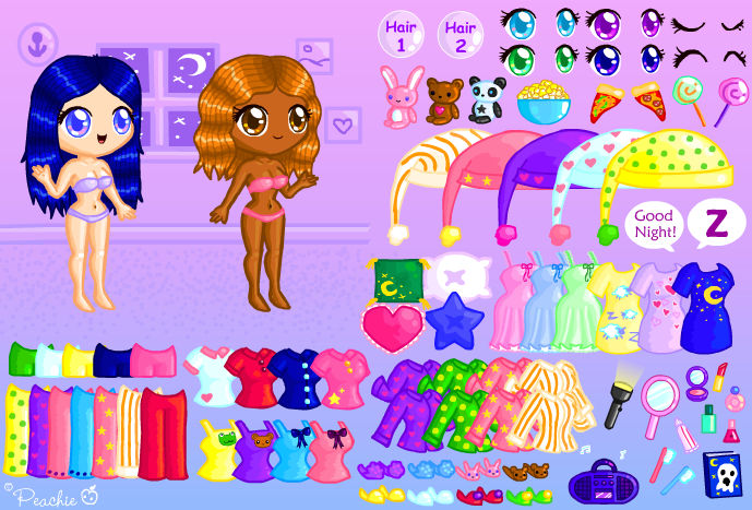 slumber party dress up games Slumber Party Dressup