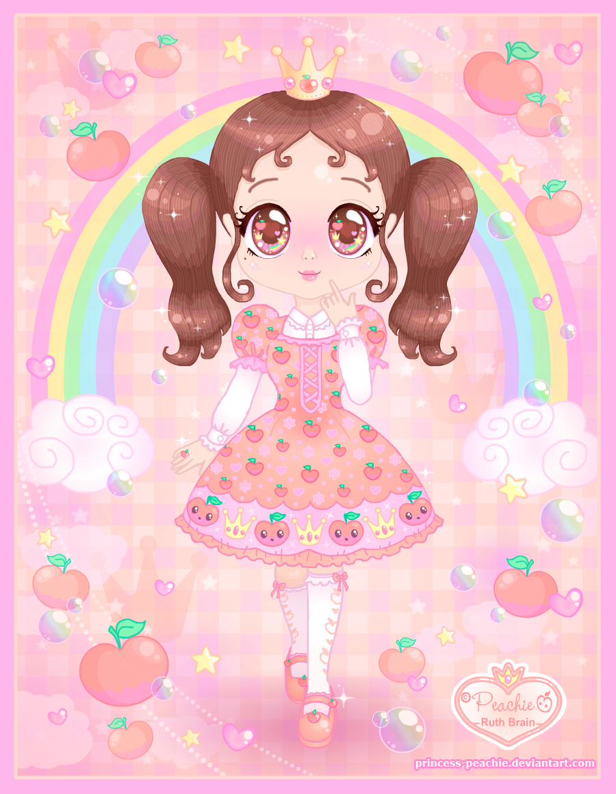 Princess-Peachie Mascot