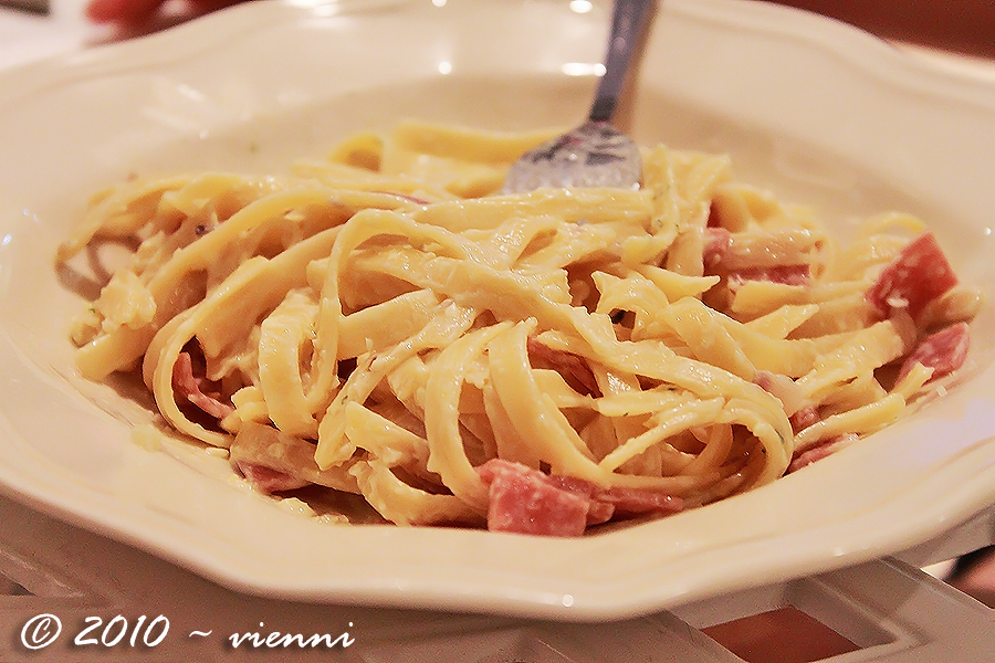 Carbonara Fettuccine