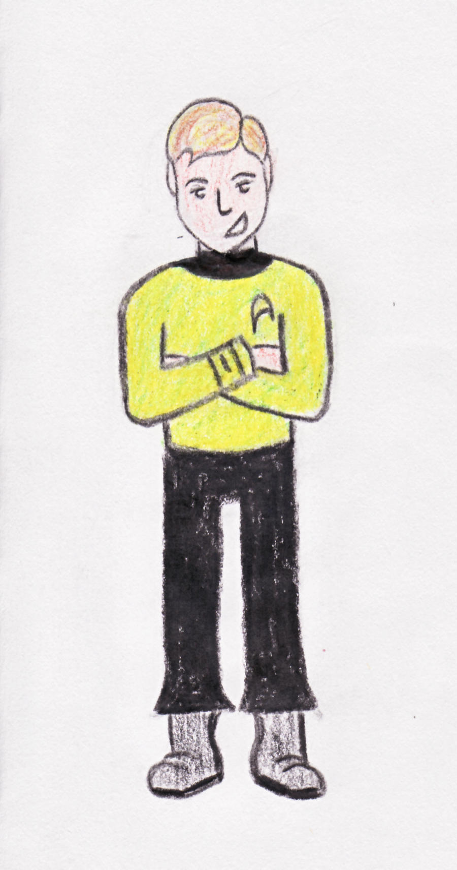 Captain Kirk Cartoon by Samalander-the-Great on DeviantArt