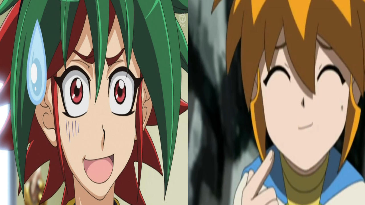Yuya is surprised by Yu's remark. by dylusx on DeviantArt