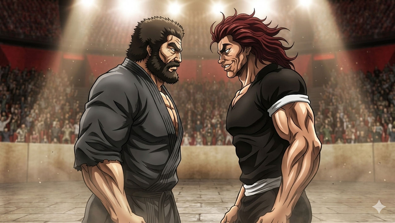 Yujiro Vs Random Kuroki Gensai Vs Yujiro Hanma by dylusx on DeviantArt