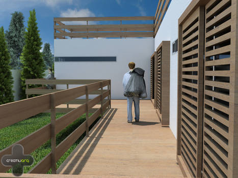 render casa de campo