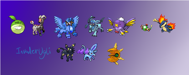 Pokemon Fusion Sprites