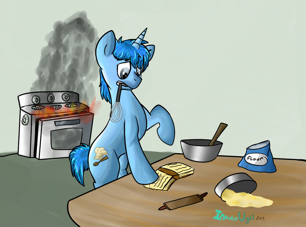 It's Hard to Cook as a Pony -COMMISSION-