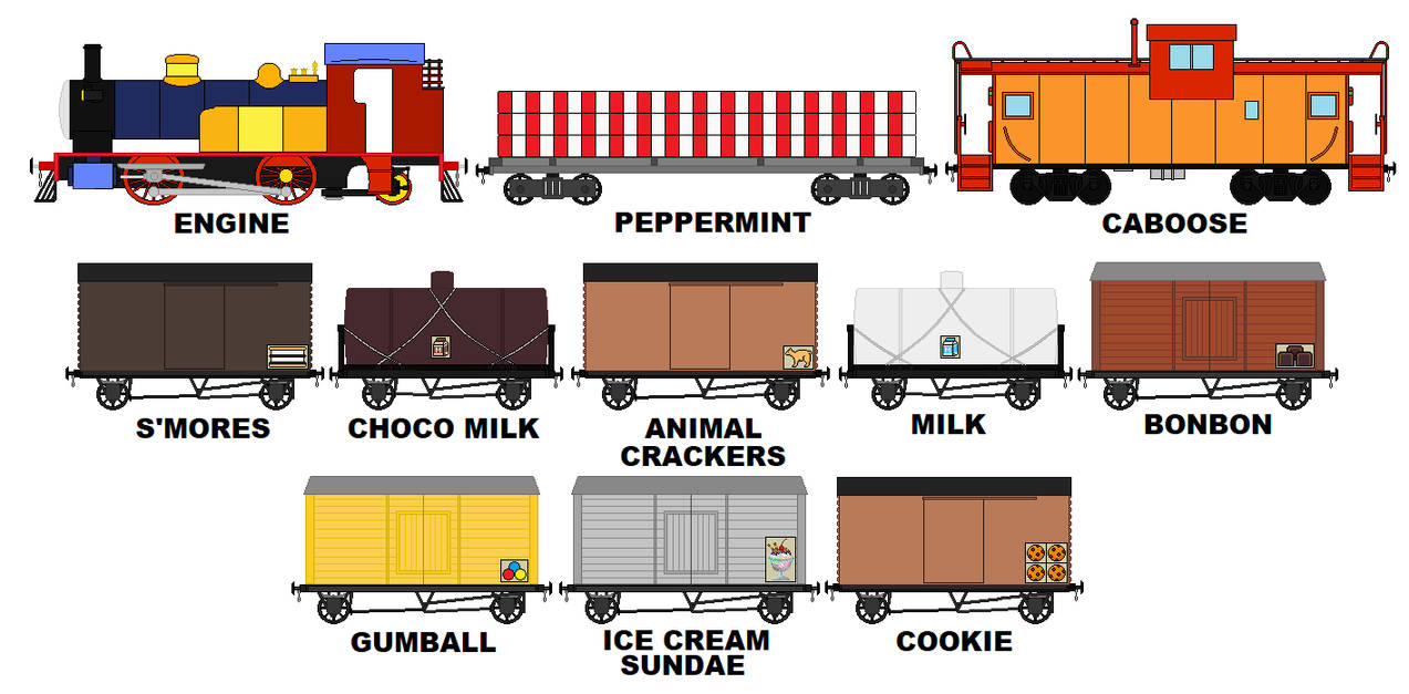 PopCap Candy Train Set by RedStar2020 on DeviantArt