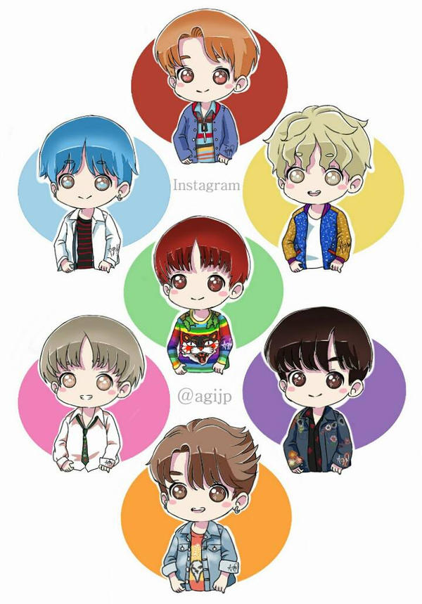 chibi ] bts stickers by sleepypandie on DeviantArt