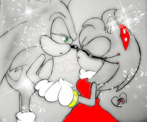 Sonamy: Kiss the Girl. Gift for AmyRose5965 by MarshmallowsDreams