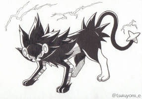 Poketober 2020 Day 4 - Electric type - Luxray by Celia-D