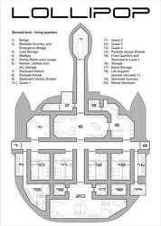 Lollipop - spaceship floorplan