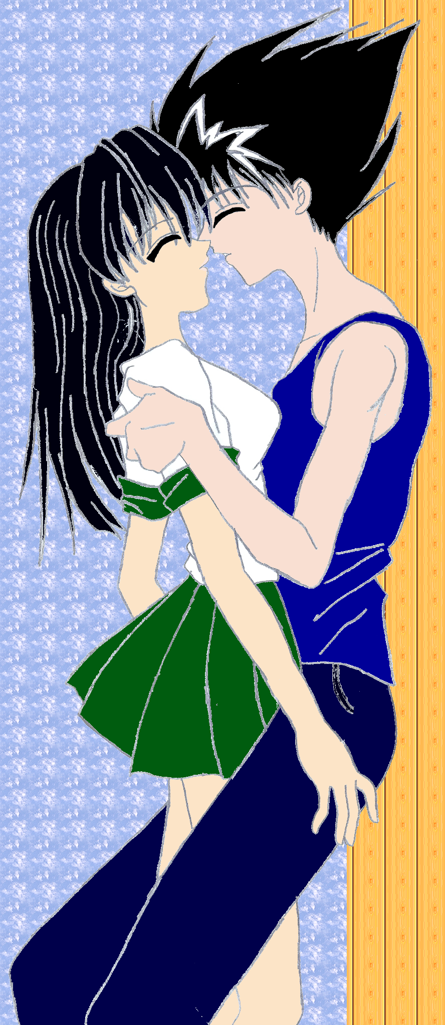 Inuyasha and Kagome First Kiss (Series) by ladyjade26 on DeviantArt