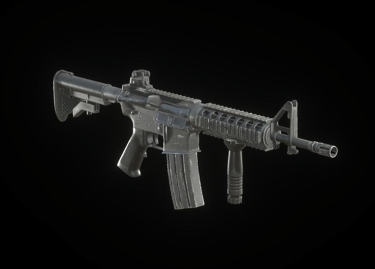 RE4 Remake (Weapon) CQBR Assault Rifle. by HSomega25 on DeviantArt