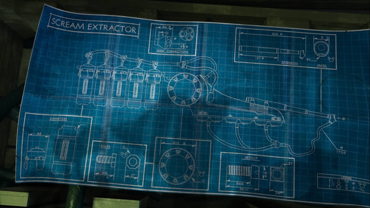 Blueprints of Scream Extractor by HSomega25 on DeviantArt