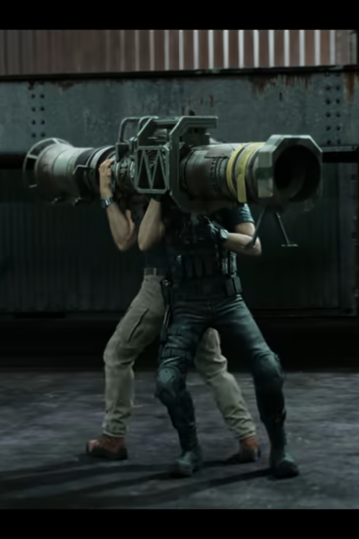 Chris, Leon carries a Mega Javelin Missile Weapon by HSomega25 on ...