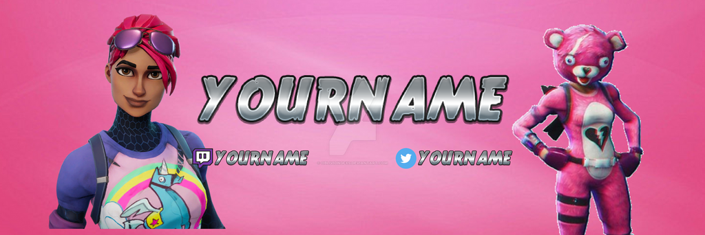 Fortnite Pink Header Template by OblivionGFXS on DeviantArt