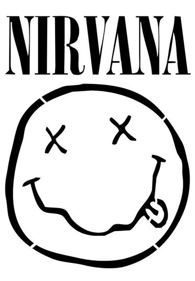 Nirvana Stencil by NoticeablyGeese