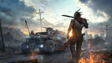 Title promo art for Crossout game