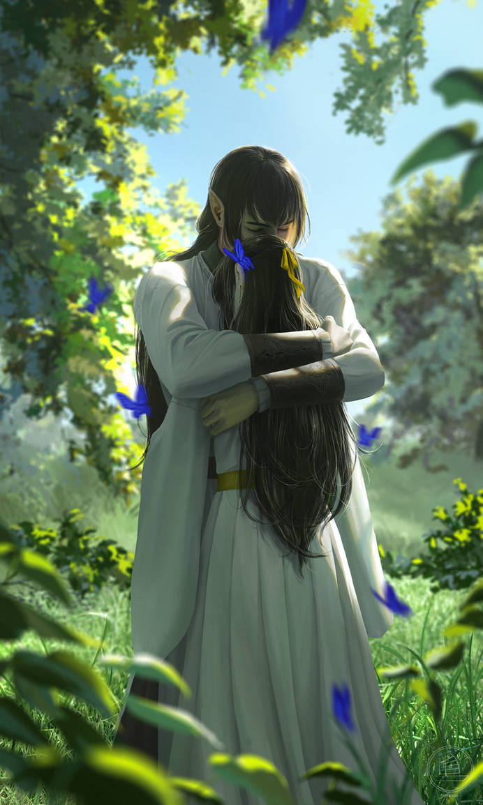 Hug by xiaofanchuanart on DeviantArt