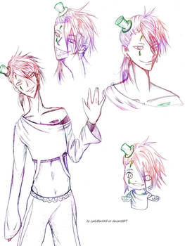 Simple sketches about my Takero *__*