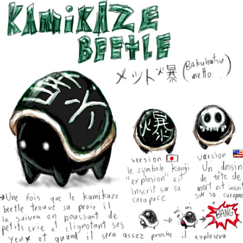 Kamikaze beetle